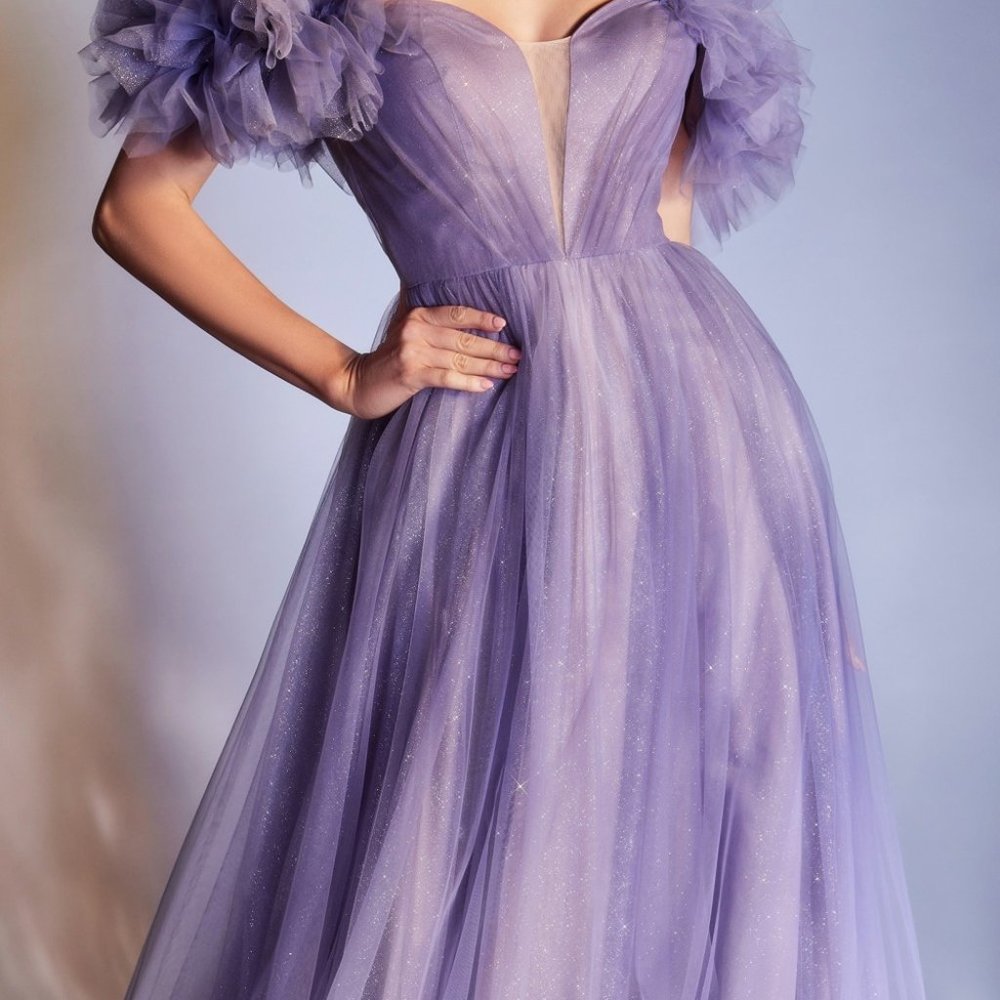 Sweetheart Neck Off Shoulder Evening Dress CD949 - Picture 5 of 7
